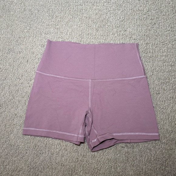 lululemon athletica Pants - Lululemon | Size 6 | Purple High-Waisted Biker Shorts | 4 Inch Inseam